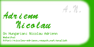adrienn nicolau business card